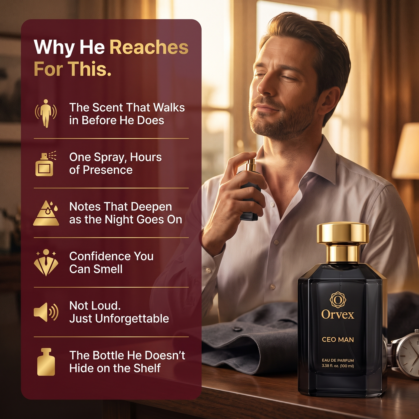 Orvex Fantasy For Him – Eau de Parfum 50ml